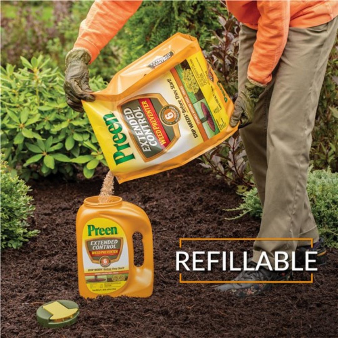 Extended Control Weed Preventer Granuals – Preen – 4.93 lb